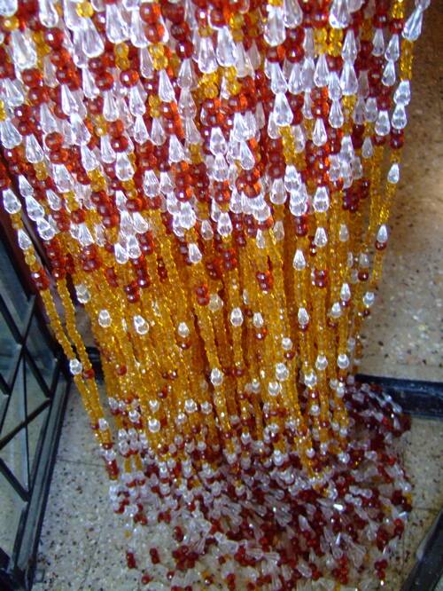 Best Crystal Bead Curtain For Room Divider Brown Gold Tear Drop Shaped Crystals Bead Curtain