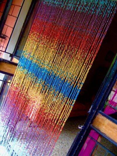 Best Glass Beaded Curtain Rainbow Curtain Made From Beads For Bedroom Design