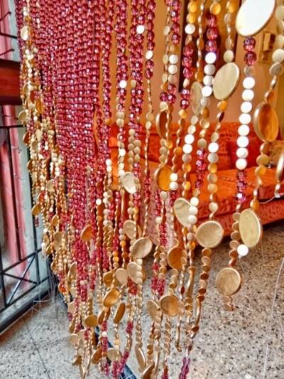 Buy Best Crystal Curtains Reflective Hanging Strands Defining Dining Zone
