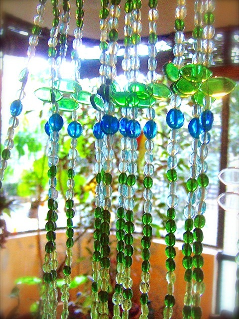 handmade artisanal bead curtains