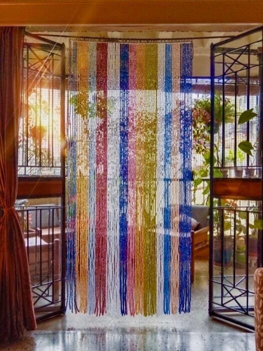 Designer Contemporary Bead Partition Screen By Memories Of A Butterfly