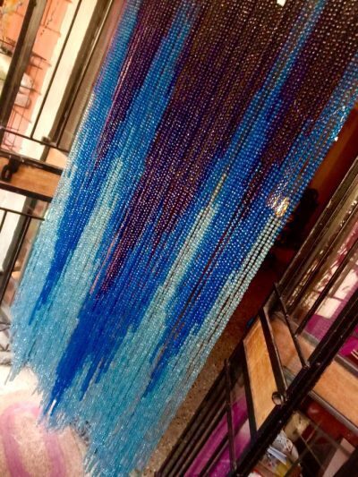 New York Crystal Beaded Room Divider Bespoke Interior Separator For Open-Plan Homes