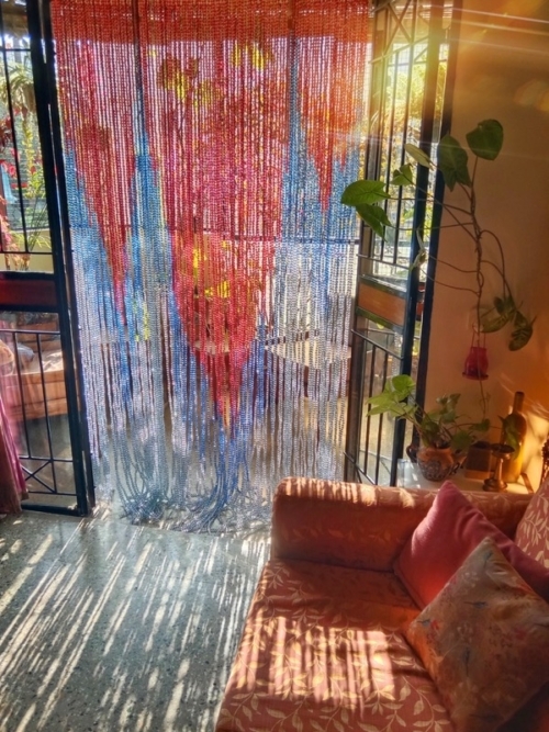 Florida Crystal Beaded Curtain Home Decor