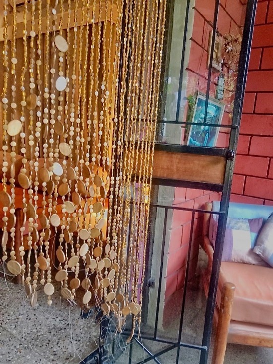 Best Champagne Gold Glass Beaded Curtains