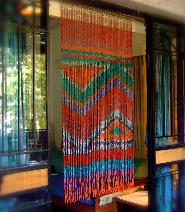 Aztek Style Door Bead Curtain