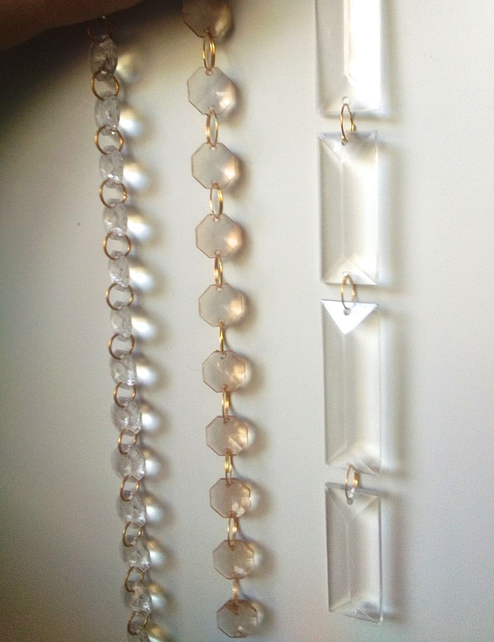 Acrylic Crystal Off White Buy Beaded Curtain Interiors