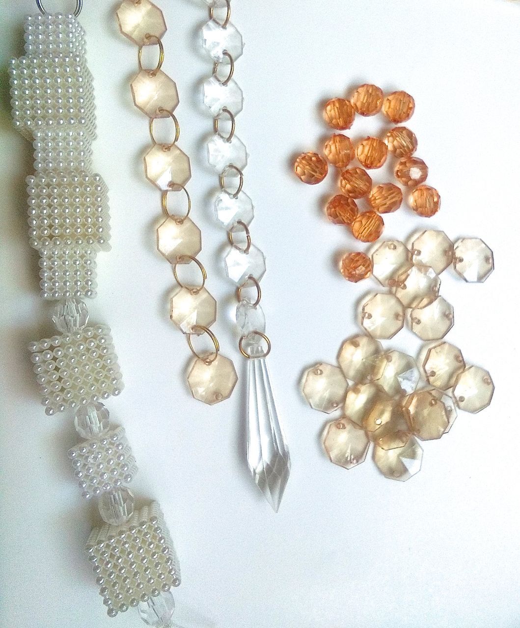 Acrylic Crystal Off White Buy Beaded Curtain Interiors