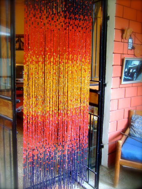 Colorful Beaded Curtain