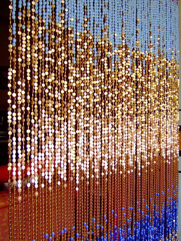 glass beaded curtain
