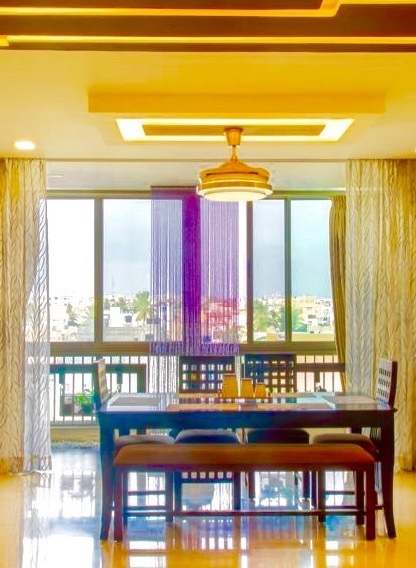 Beaded Curtain Partition