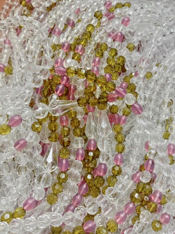 Restaurant Interior Luminescent Beaded Room Divider Curtain
