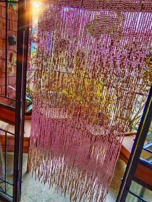 Living Room Bead Curtains Interior Design