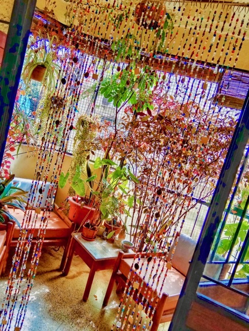 rainbow door bead curtain