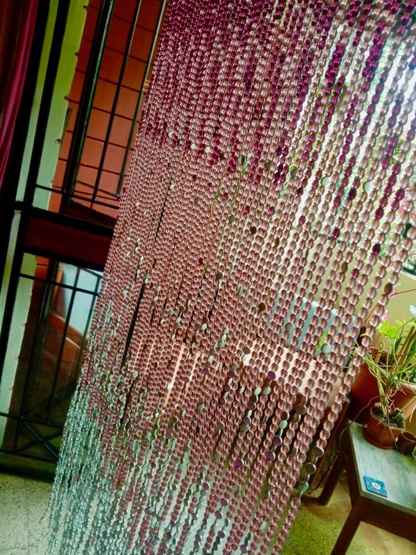 Glass Beaded Curtain For Contemporary Interiors Room Divider Curtain