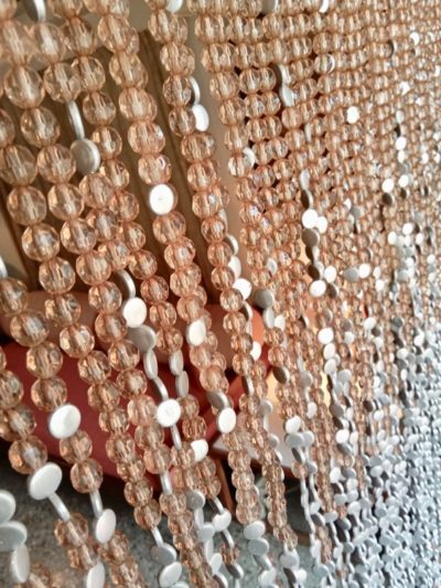 Restaurant Interior Design Crystal Bead Curtain