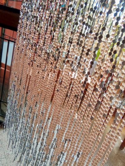 Restaurant Interior Design Crystal Bead Curtain