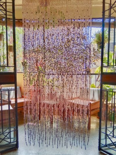 Restaurant Interior Design Crystal Bead Curtain