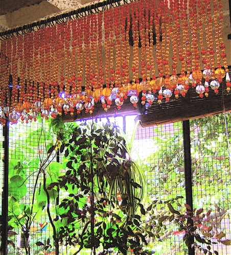 Chandelier &Amp; Pooja Room Door Bead Curtain Crystal Colourful Chandelier
