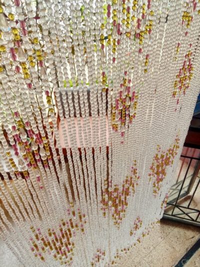 Buy Restaurant Beaded Room Divider Online Elegant Design White Crystal Beaded Room Divider
