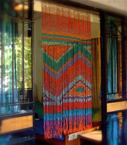 White Polka Bead Curtain Polka Bead Curtain