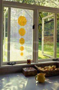 White Polka Bead Curtain Polka Bead Curtain