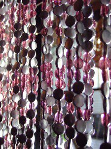 Purple Glass Bead Curtain