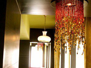 Beaded Curtain Lamp