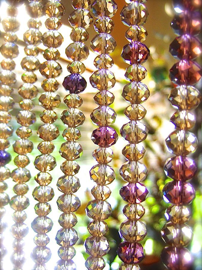 Crystal Multicolor Glass Beads Curtain