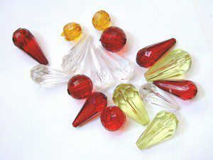Colored Crystal Beads Curtain