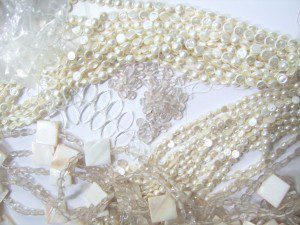 Pearl Whites 1 Shell Bead Curtain