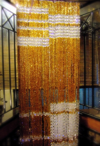 Grand Cayman Island Crystal Bead Curtain Installation
