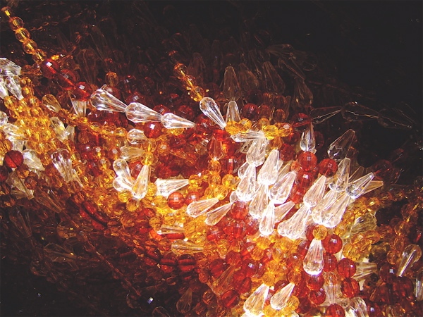 Grand Cayman Island Crystal Bead Curtain Installation