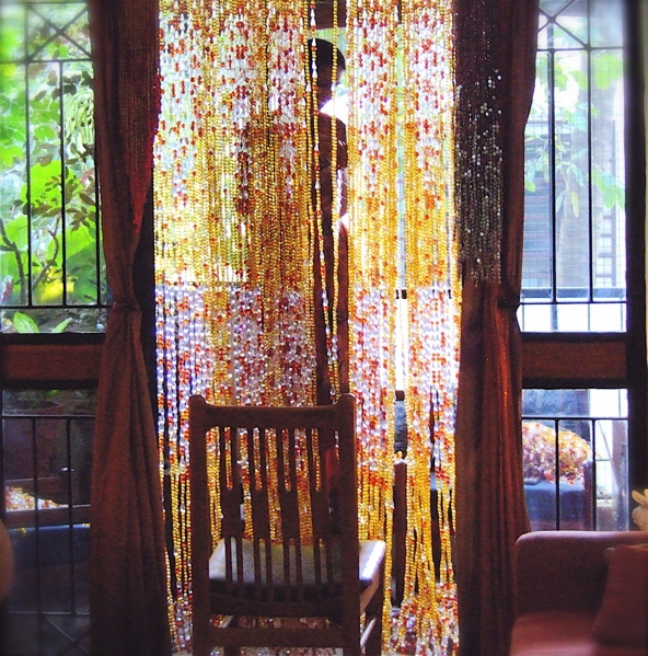 Grand Cayman Island Crystal Bead Curtain Installation