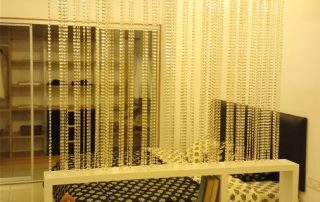 Buy Room Divider Boutique Showroom Elegant White Crystals Room Divider