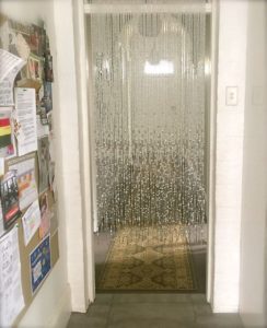 White Crystal Bead Curtain
