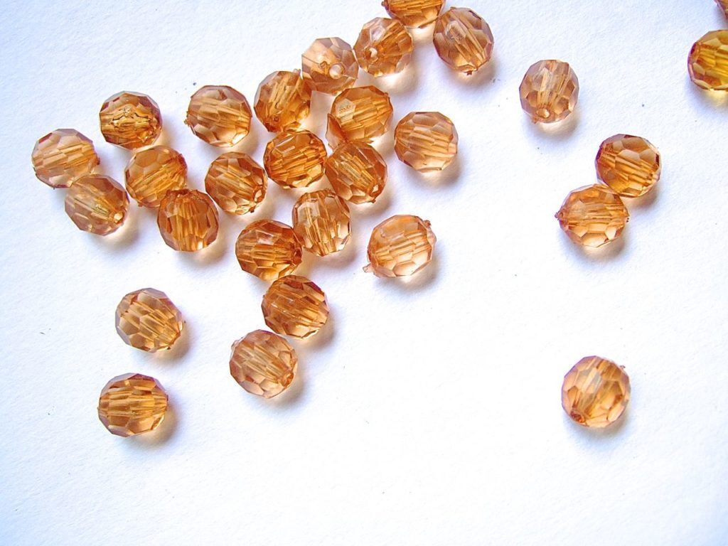 Gold Crystal Bead Curtain