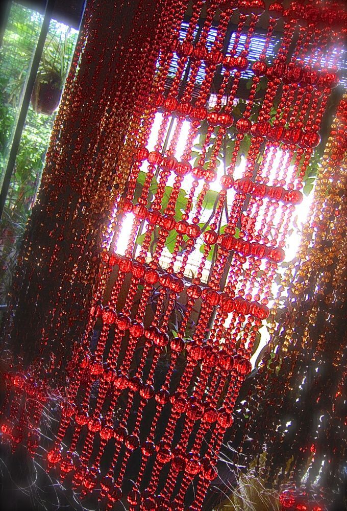 Pooja Room Bead Curtain