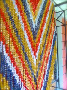 Triangle Shaped Archway Beaded Curtain Interior Design