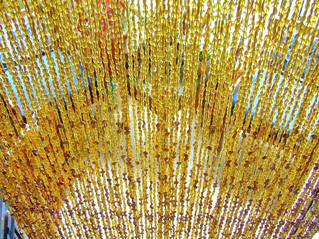 Beaded Curtain, Room Divider, Interior Decor