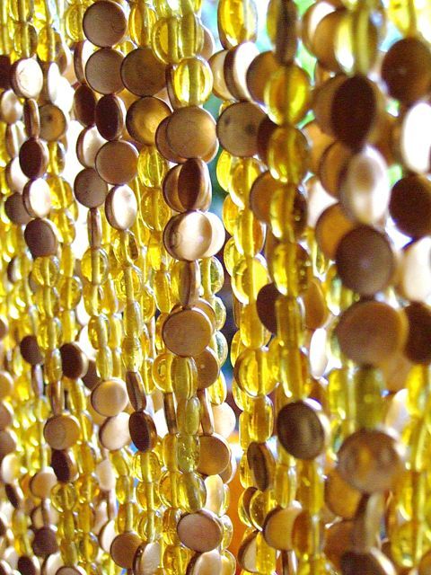 Beaded Curtain, Room Divider, Interior Decor