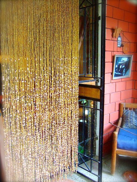 Beaded Curtain, Room Divider, Interior Decor