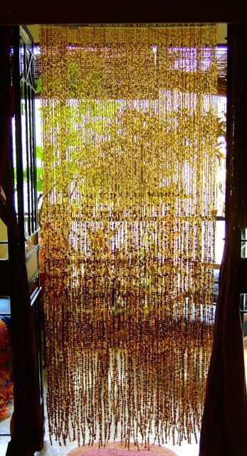 Beaded Curtain, Room Divider, Interior Decor
