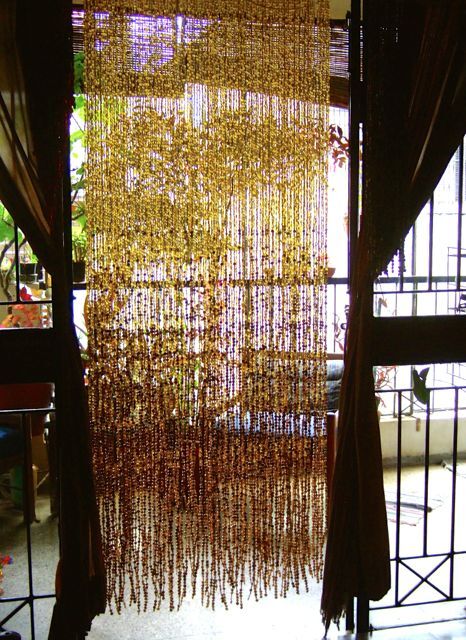 Beaded Curtain, Room Divider, Interior Decor