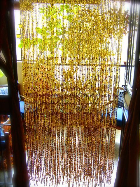 Beaded Curtain, Room Divider, Interior Decor