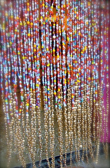 Beautiful Glass Beaded Curtain Interiors Room Separator