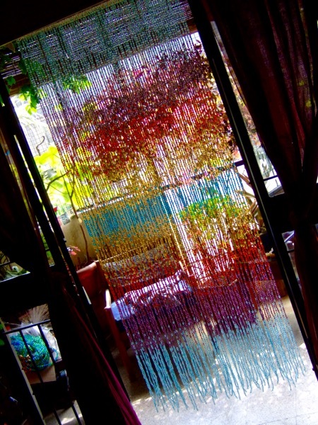 Multicolored Door Bead Curtain