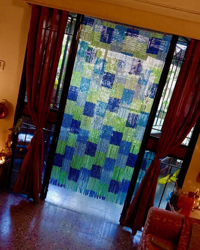 Blue Beads Curtain