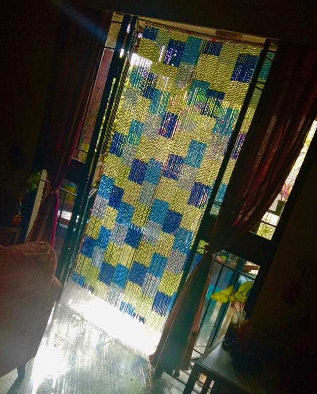 Mosaic Design Beads Curtains For Living Room Design