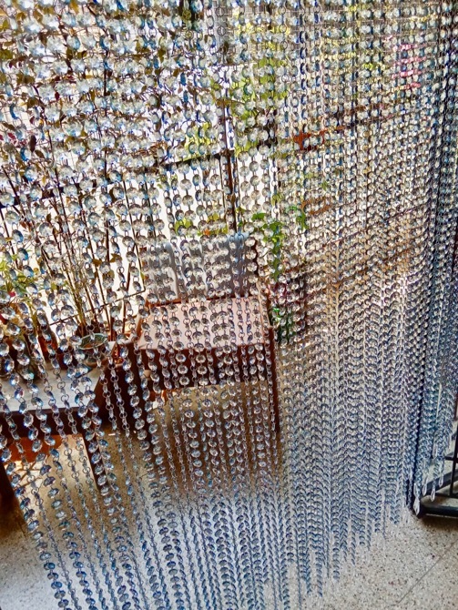 Blue Beaded Curtain