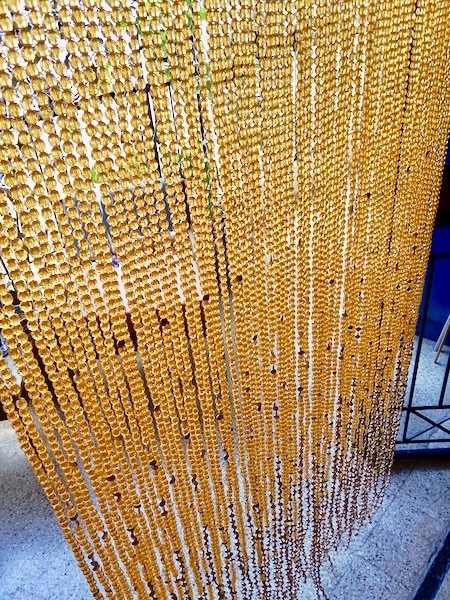 Crystal Beaded Curtain In Living Room